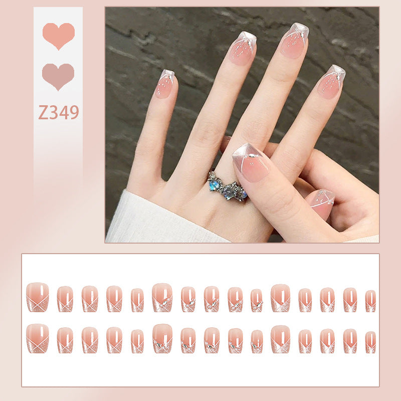 Artificial Nail Set with Glitter Accents Kalsten