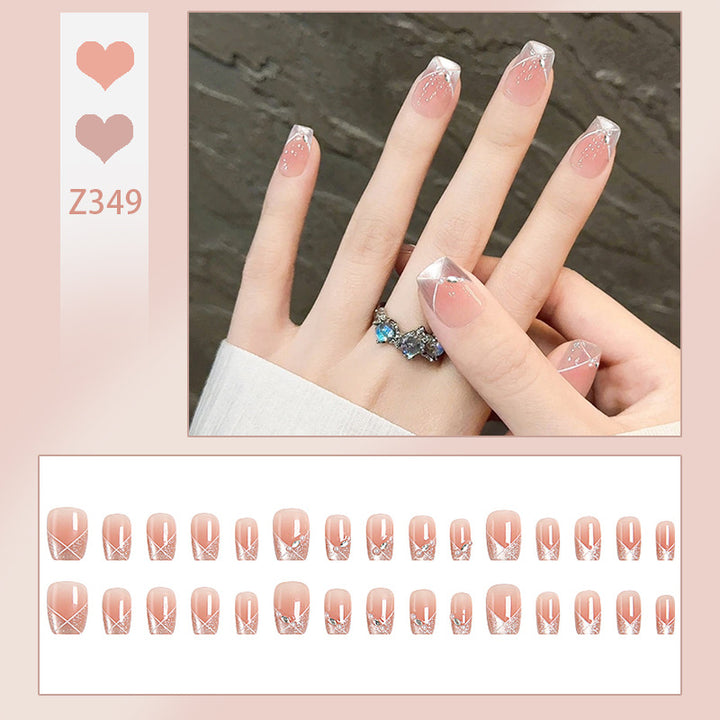 Artificial Nail Set with Glitter Accents Kalsten