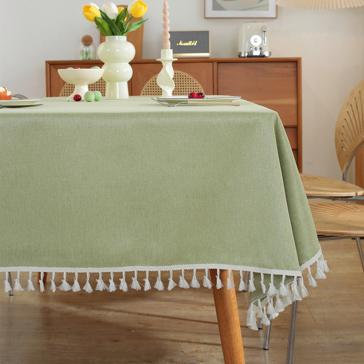 Elegant Tassel Tablecloth
