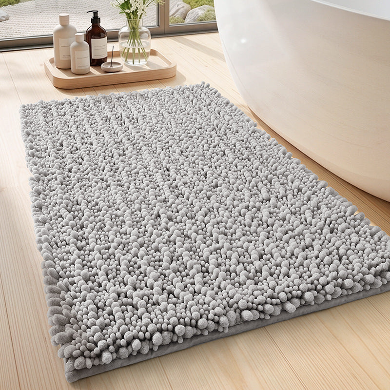 Plush Textured Bath Mat