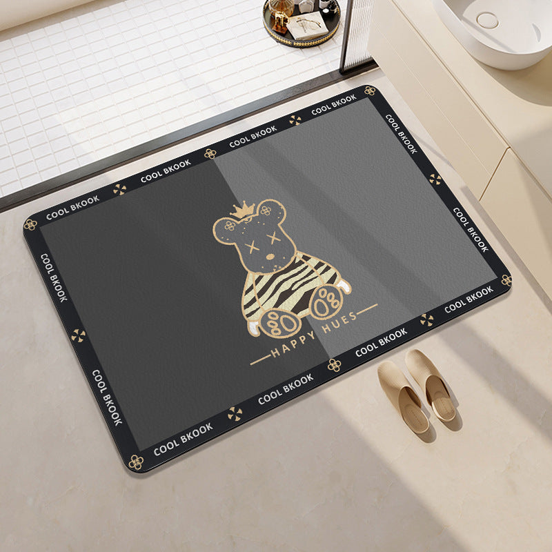 Playful Citrus Bath Mat Kalsten