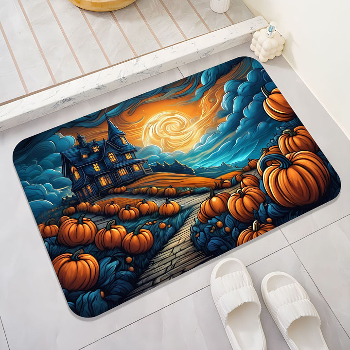 Halloween-Themed Cat Decorative Mat Kalsten
