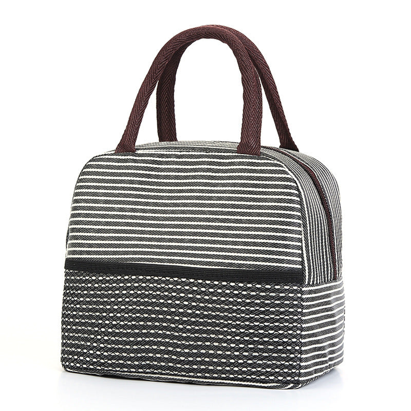 Insulated Striped Lunch Bag Kalsten