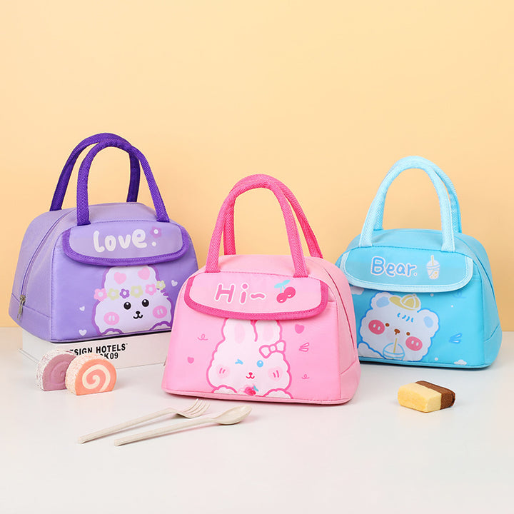 Cute Animal Character Insulated Lunch Bag