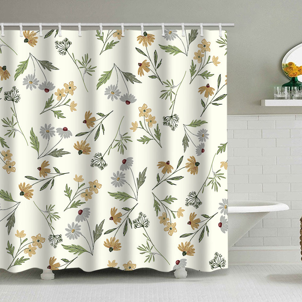 Floral Patterned Shower Curtain Kalsten 1784860161