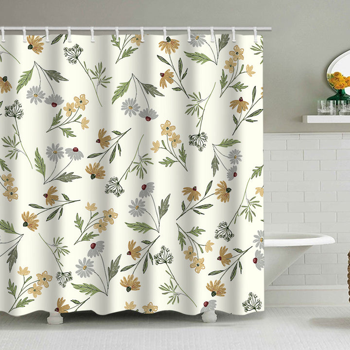 Floral Patterned Shower Curtain Kalsten 1784860161