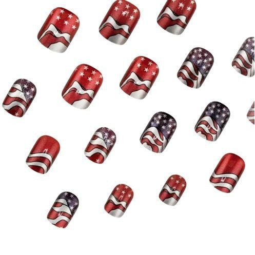 Patriotic Nail Art Design Kalsten 1789915083
