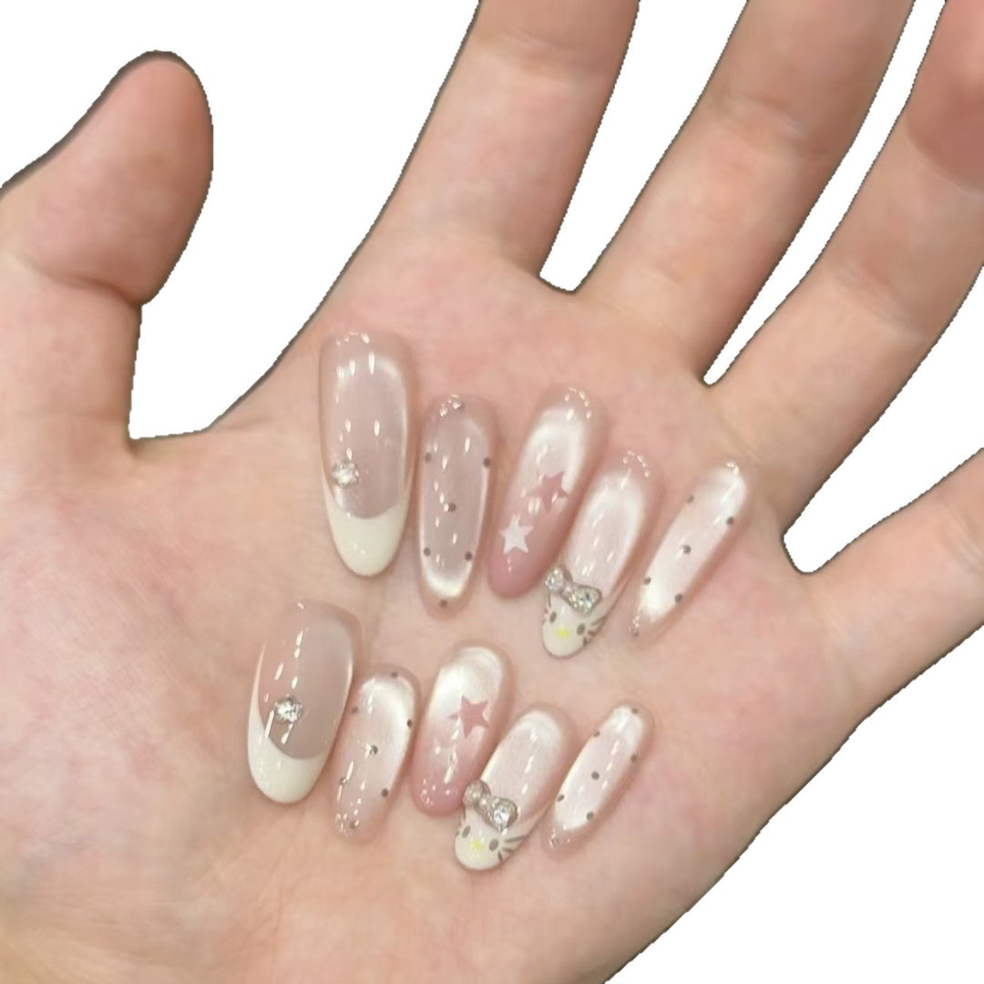 Decorative Starry Press-On Nail Set