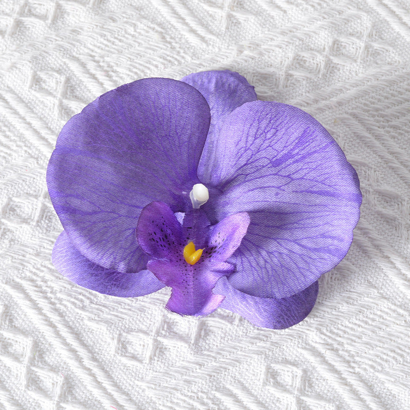 Elegant Fabric Orchid Hair Clip