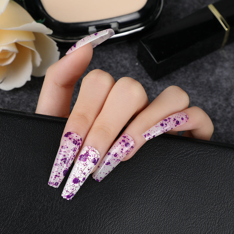 Artificial nails with delicate floral design Kalsten