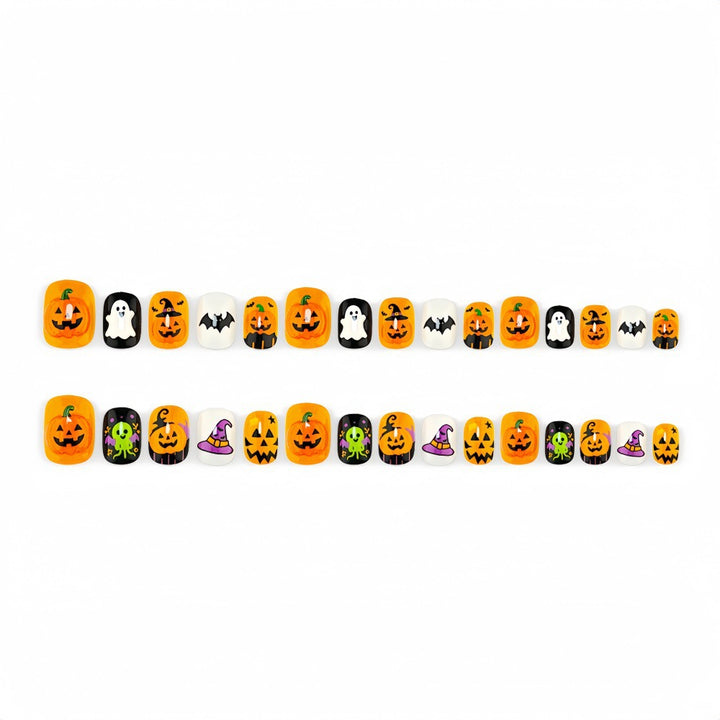 Halloween Nail Set with Creepy Designs Kalsten