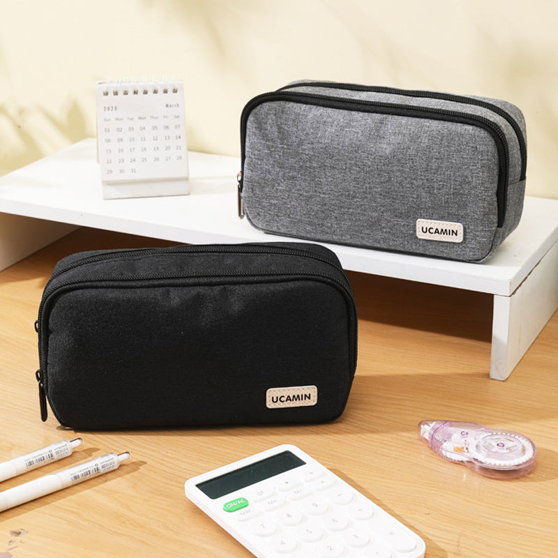 Multi-Compartment Zippered Pouch