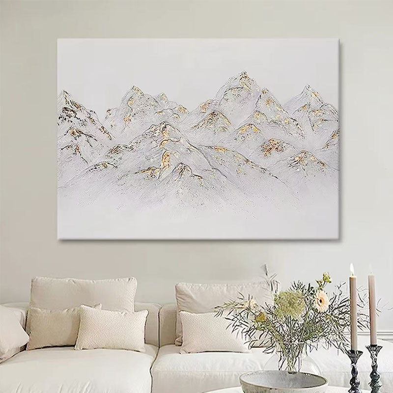 Elegant Mountain Landscape Canvas Art