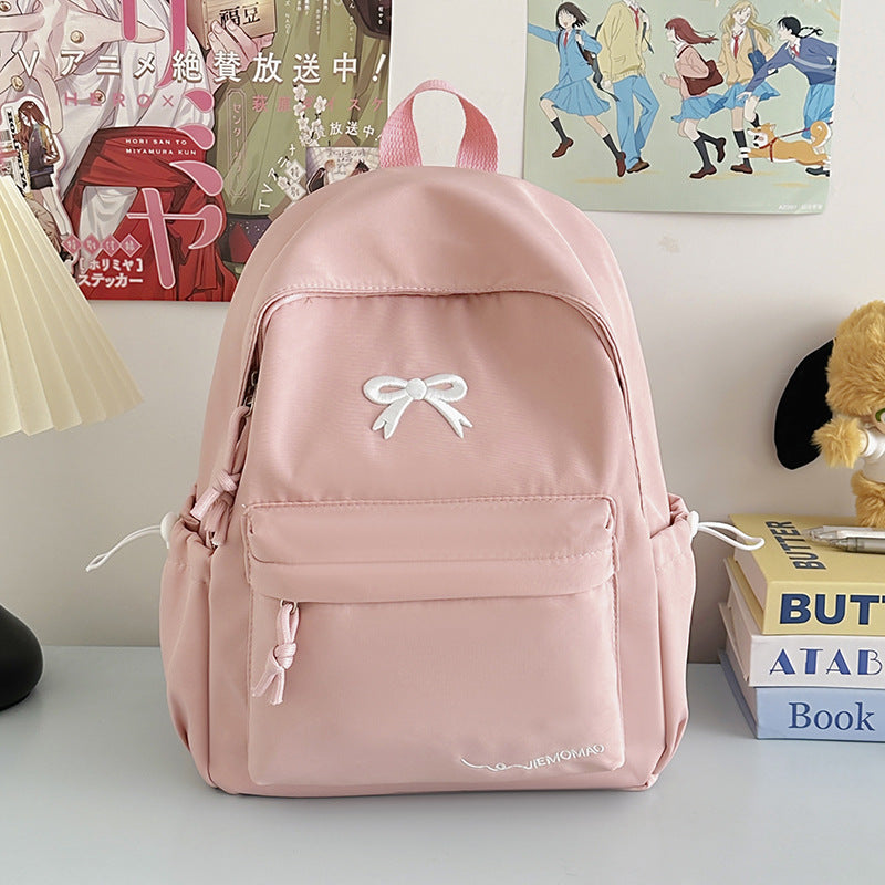 Chic Bow-Accent Backpack Kalsten