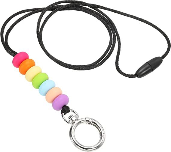 Colorful Beaded Keychain Holder Kalsten