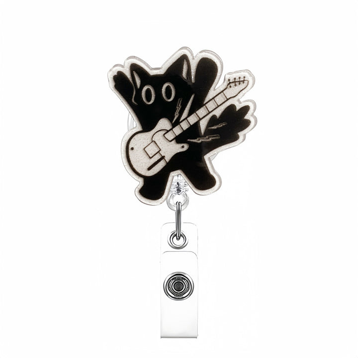 Expandable badge holder with anatomical heart pendant