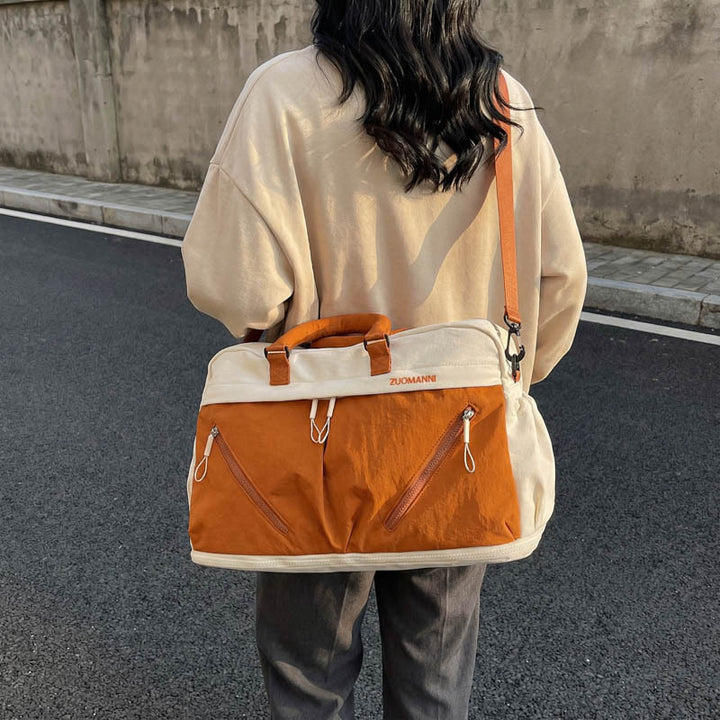 Stylish Multi-Compartment Travel Messenger Bag Kalsten