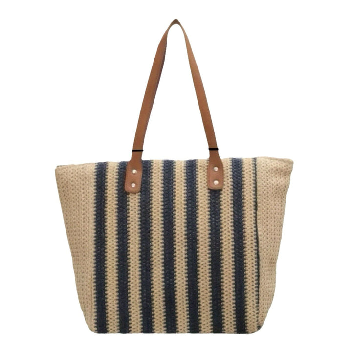 Spacious shopper bag with leather accents Kalsten