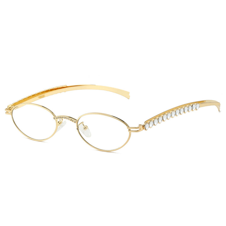 Elegant Oval Frame Glasses Kalsten