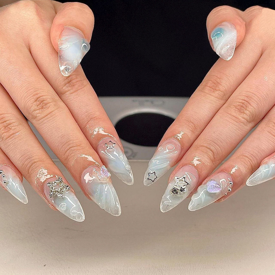 Artistic Decorative Acrylic Nail Enhancements Kalsten