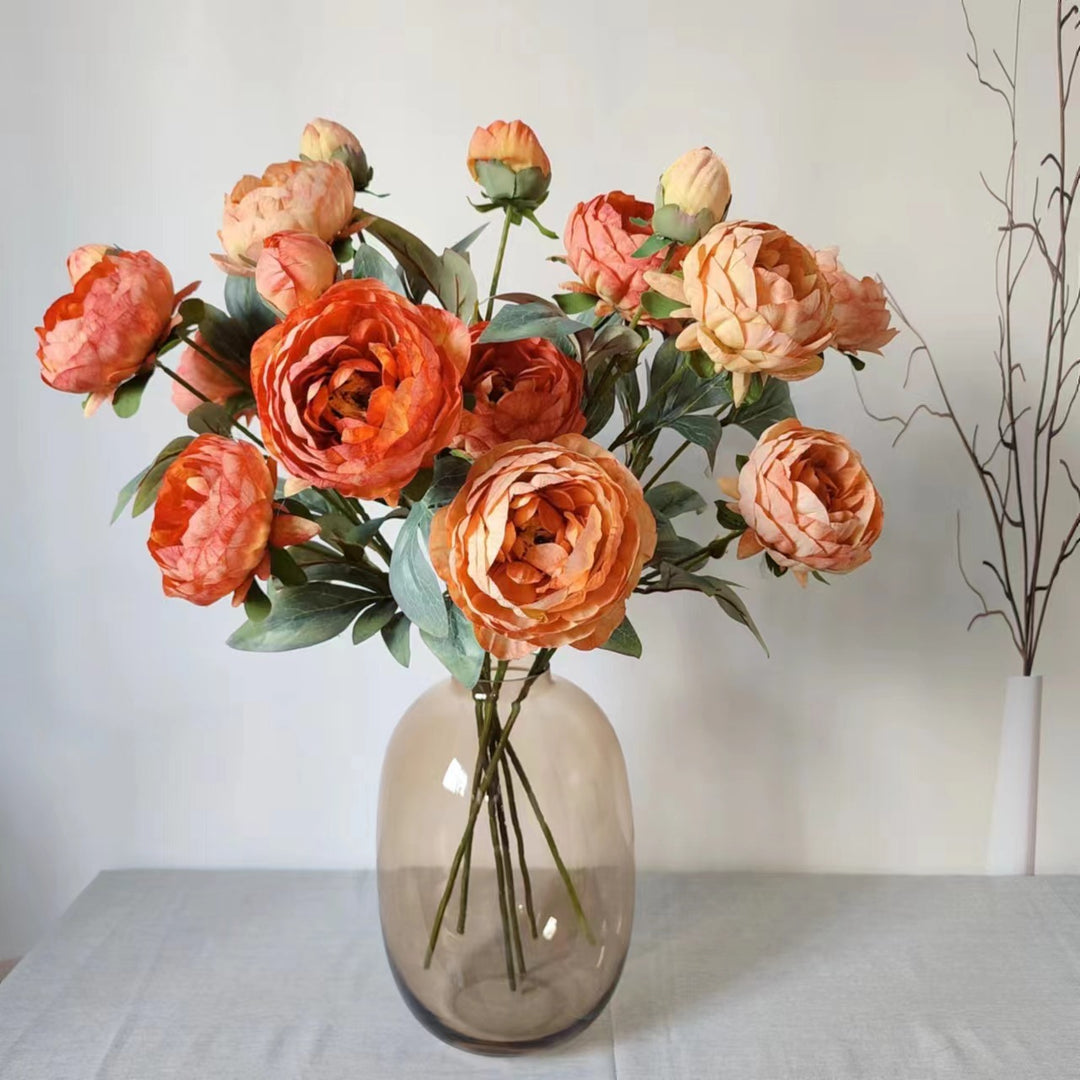 Elegant Peony Flower Stem