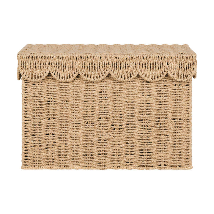 Playful storage basket with lid Kalsten
