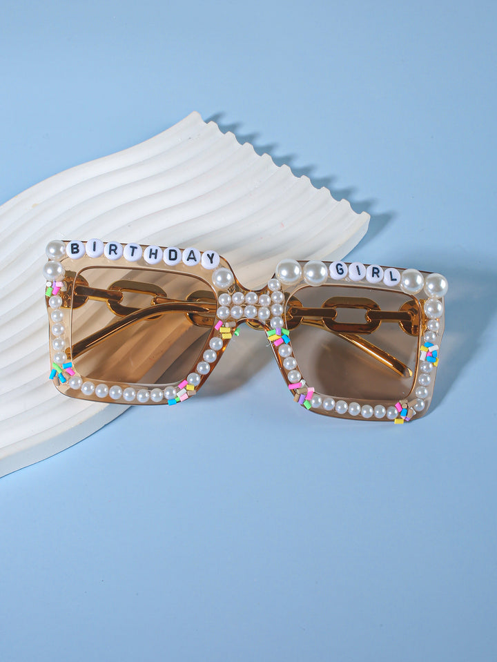Decorative Birthday-Themed Fashion Sunglasses Kalsten