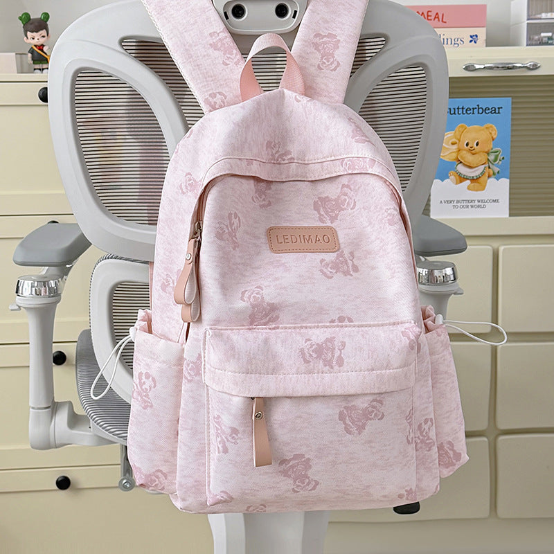 Adorable Floral Patterned Backpack