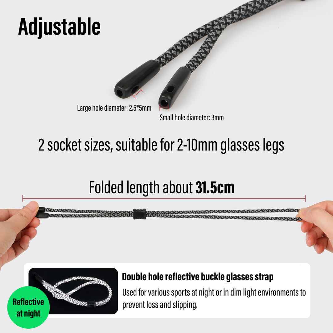 Adjustable Eyewear Retainer Strap Kalsten