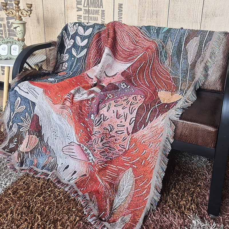 Artistic Woven Blanket