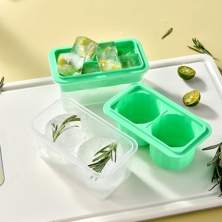 Silicone Ice Cube Tray with Practical Lid Kalsten