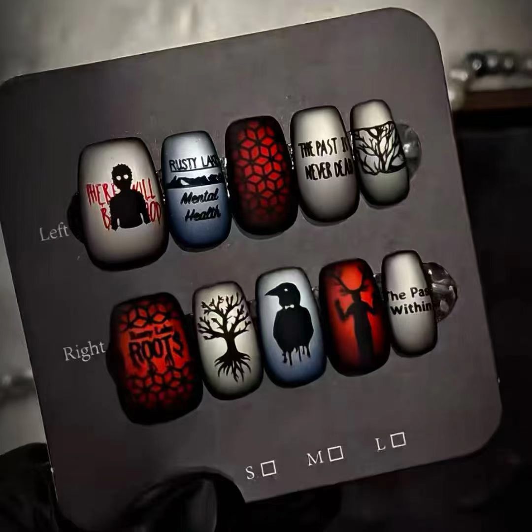 Artistic Themed Press-On Nail Set Kalsten