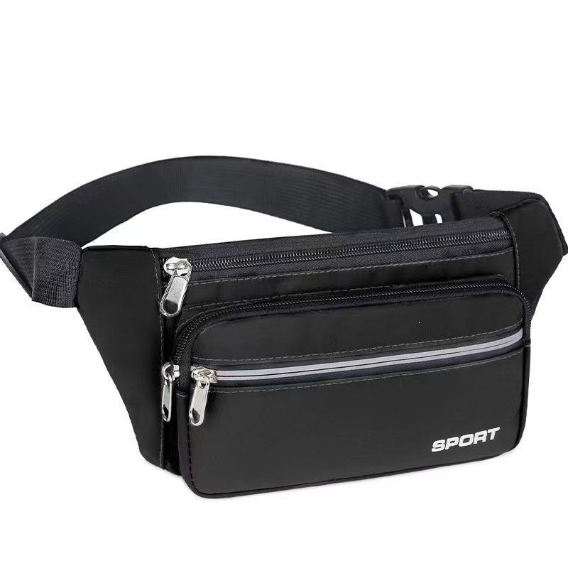 Sporty Waist Bag With Multiple Compartments Kalsten