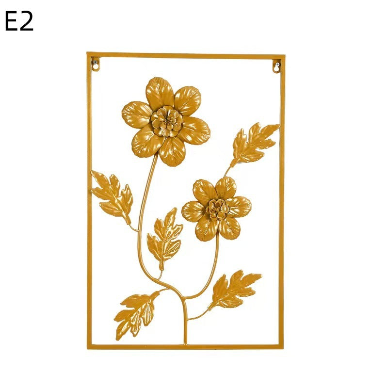 Floral Metal Wall Artwork Kalsten