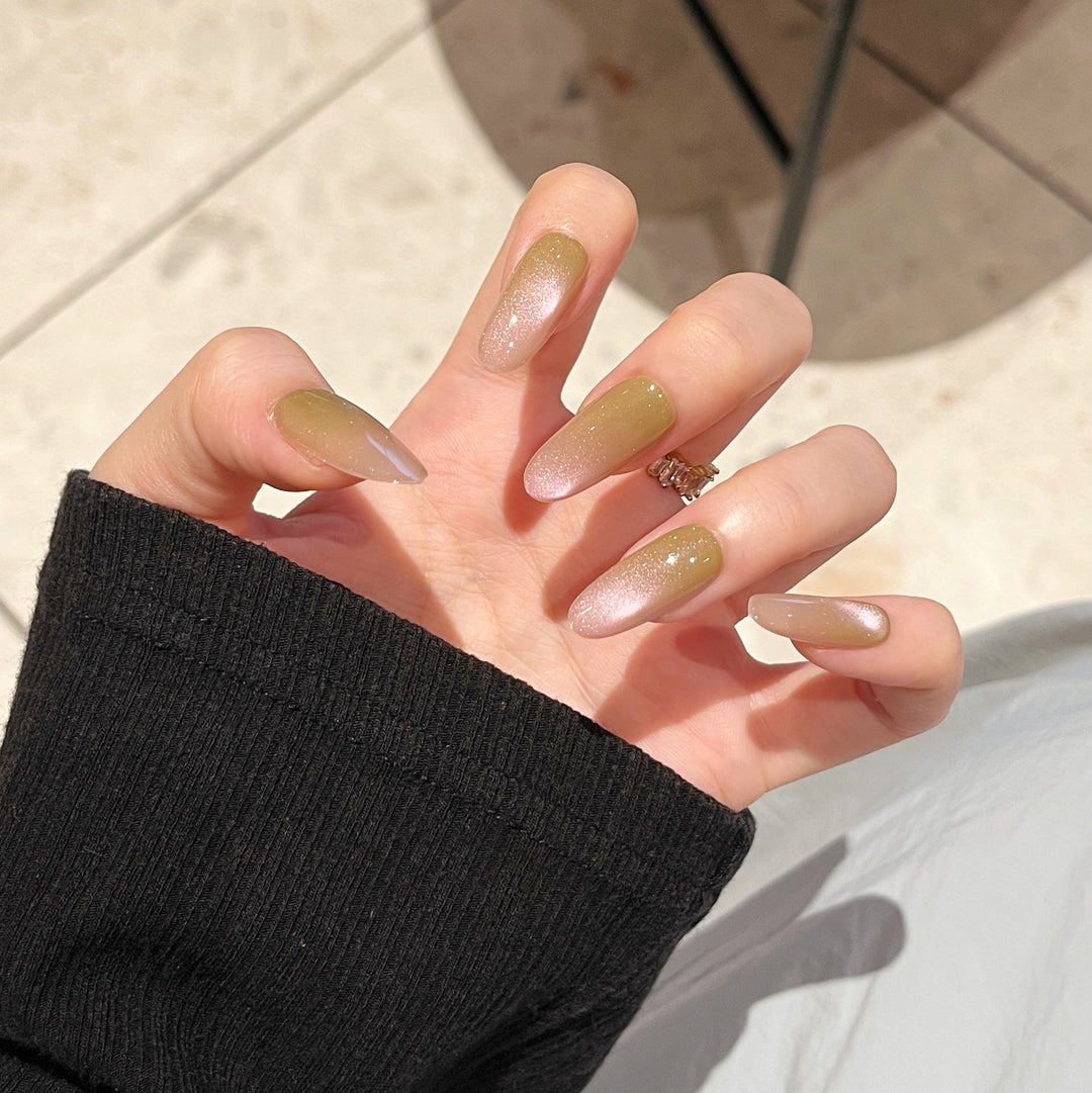 Glamorous Ombre Press-On Nail Extensions Kalsten