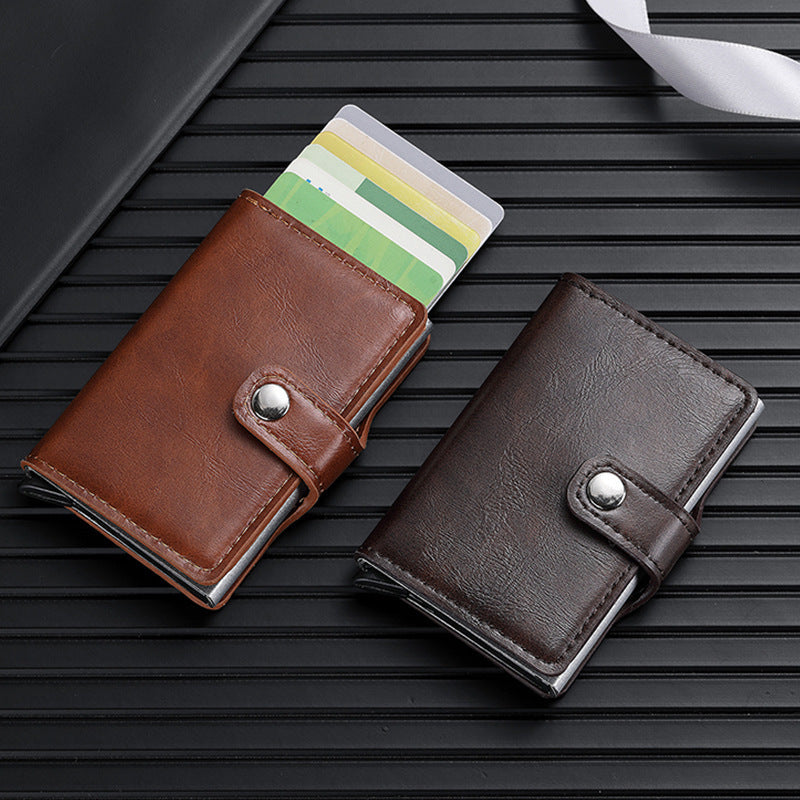 Minimalist Leather RFID Blocking Wallet