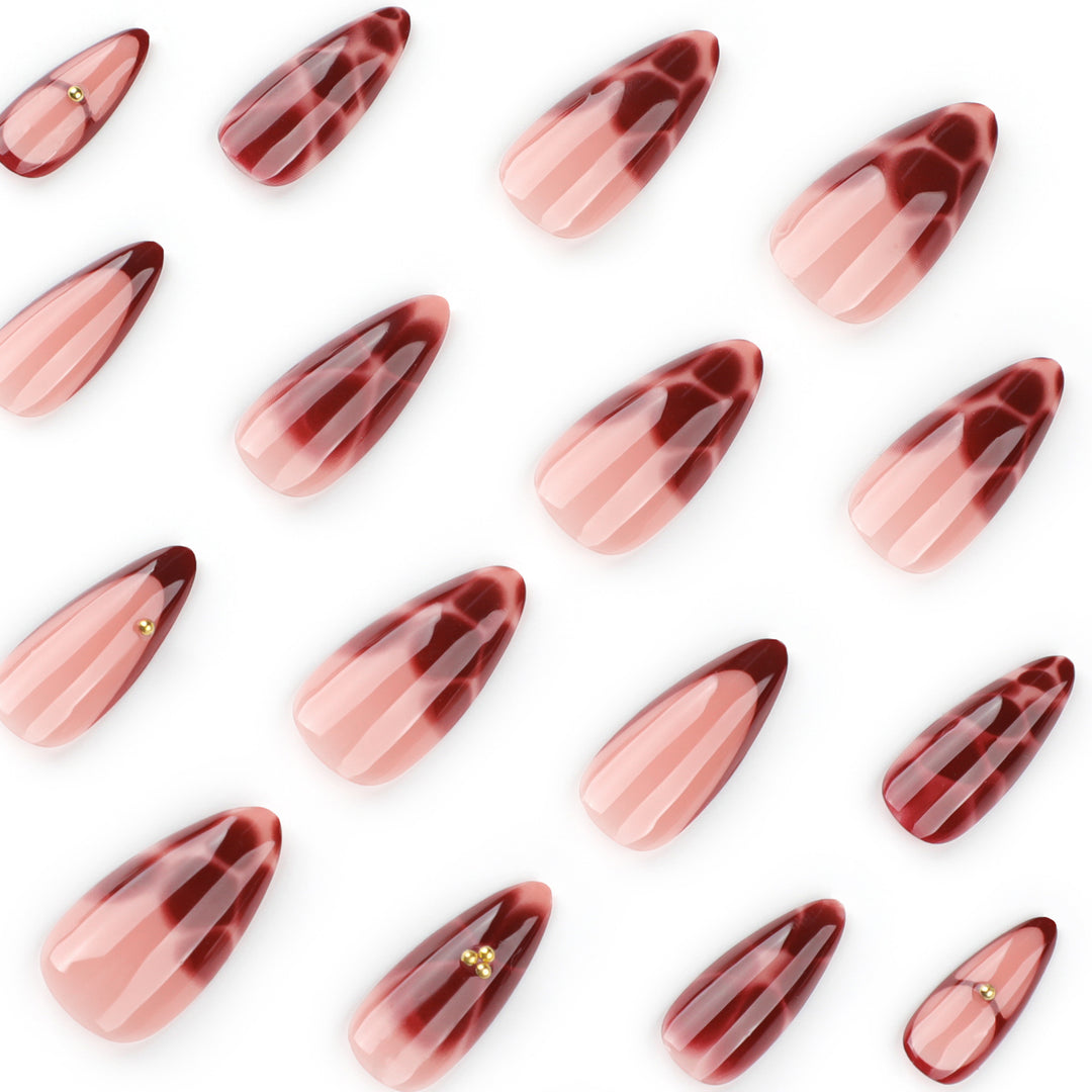 Artificial nails with elegant decorations Kalsten
