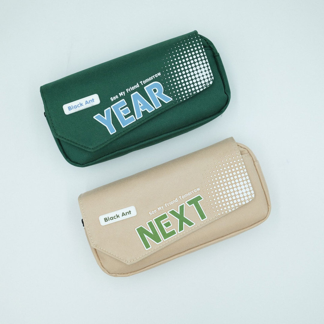 Creative Graphic Zippered Pencil Case