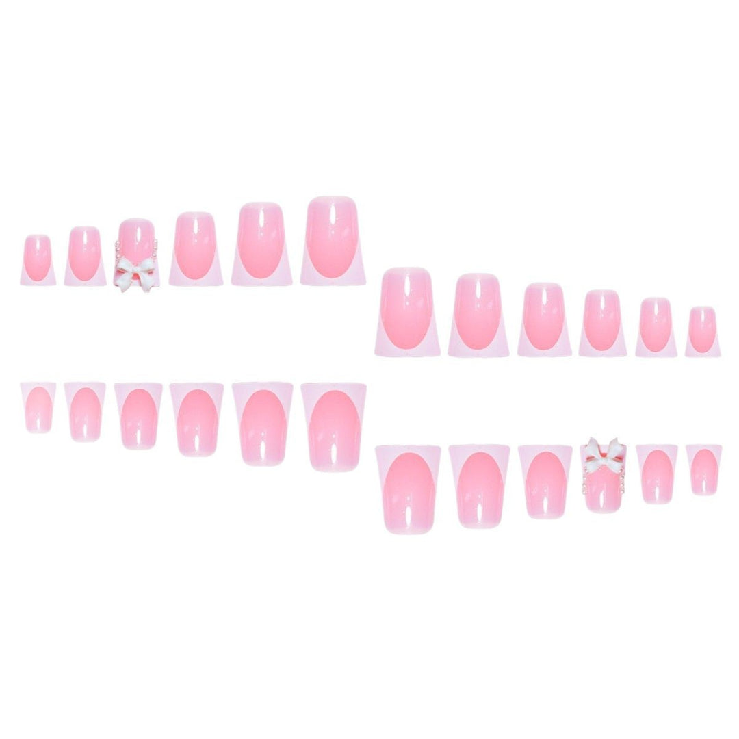 Designer Bow-Embellished Nail Art Extensions Kalsten