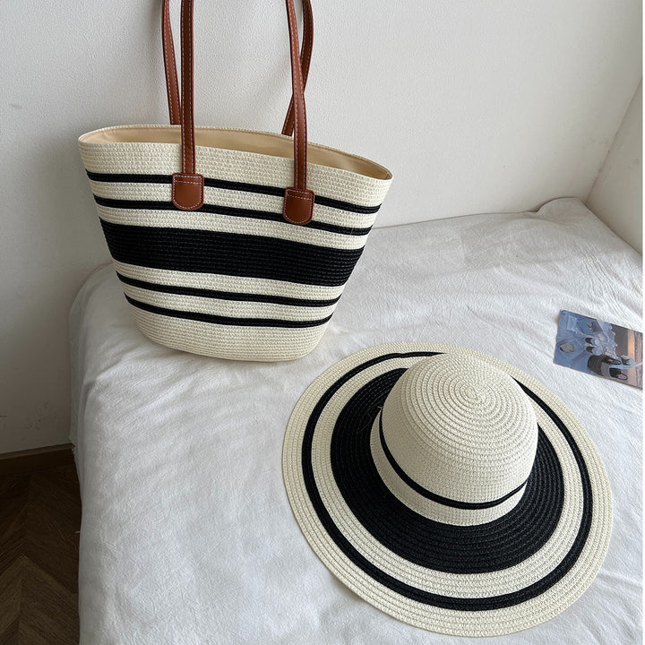 Fashionable Tote Bag Made of Braided Material Kalsten
