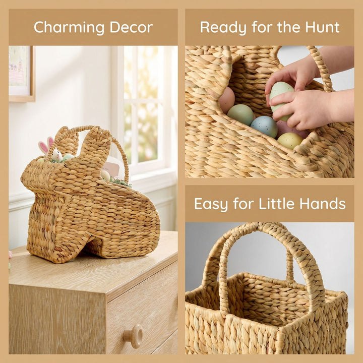 Playful Easter basket in bunny design Kalsten