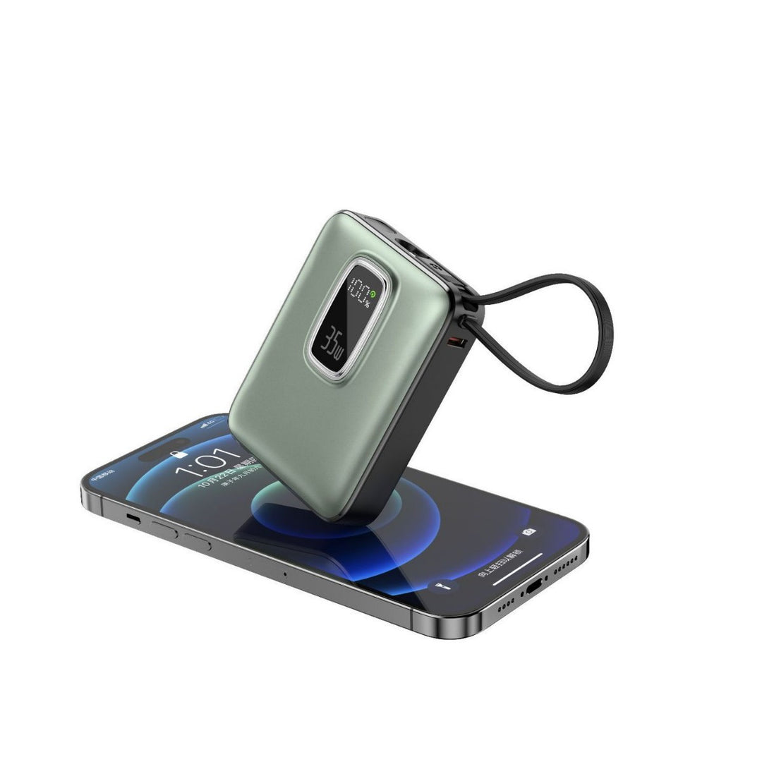 Portable power bank with integrated LED display and fast charging function Kalsten
