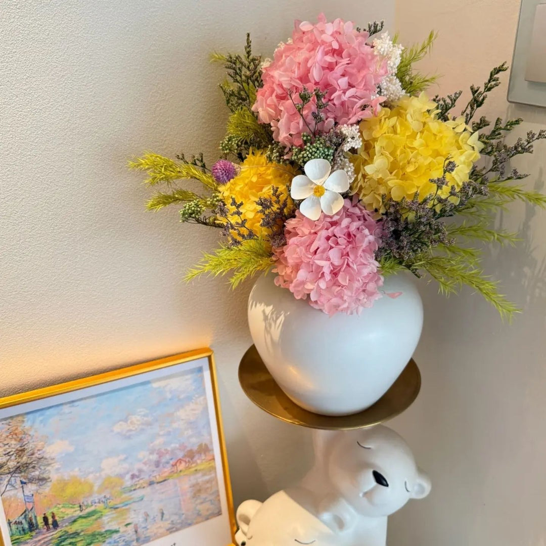 Artificial Hydrangea Floral Arrangement