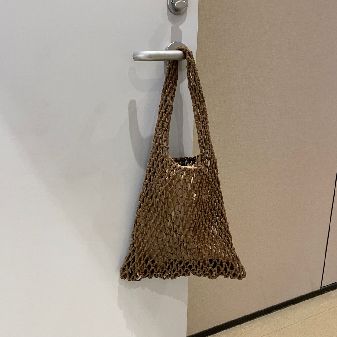 Handcrafted mesh tote bag Kalsten
