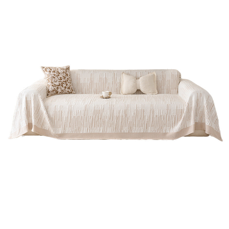 Textured Knit Sofa Cover