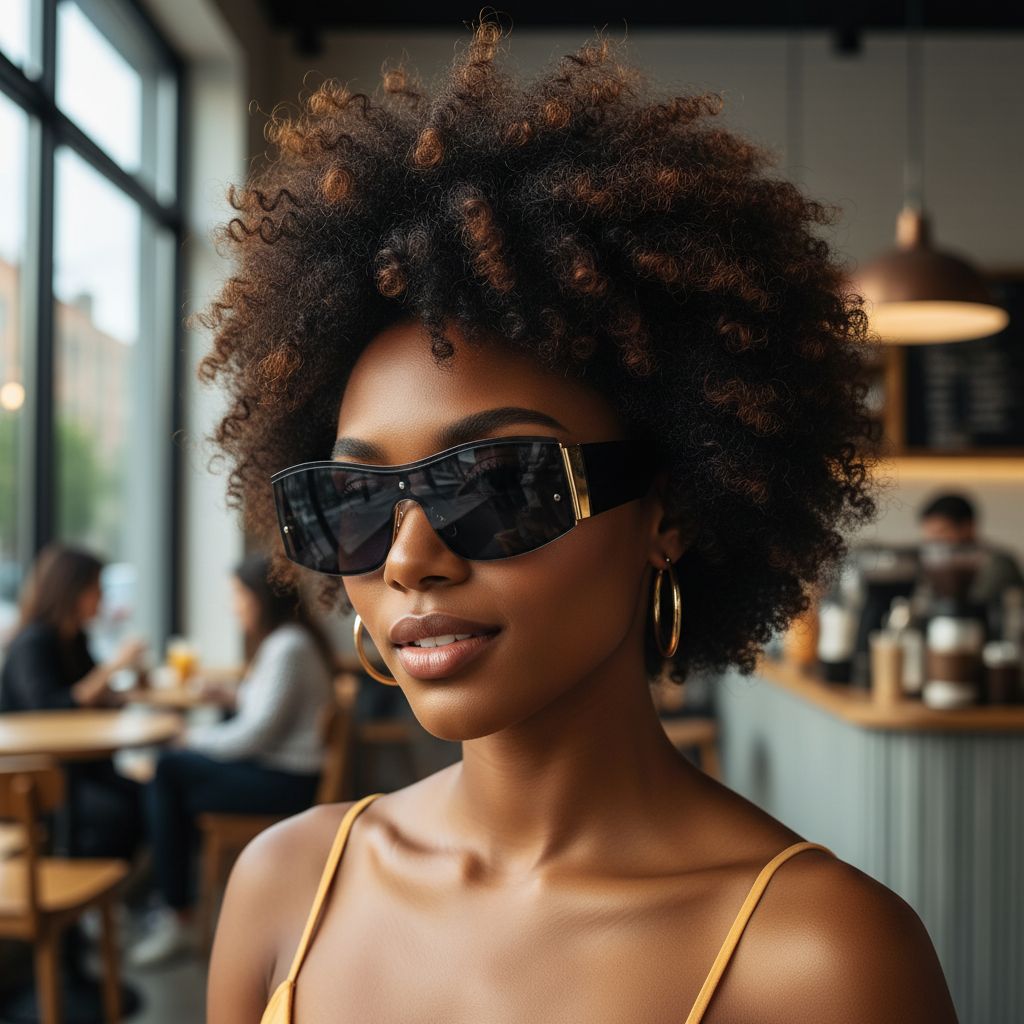 Women's fashionable sunglasses with a striking frame and high UV protection Kalsten