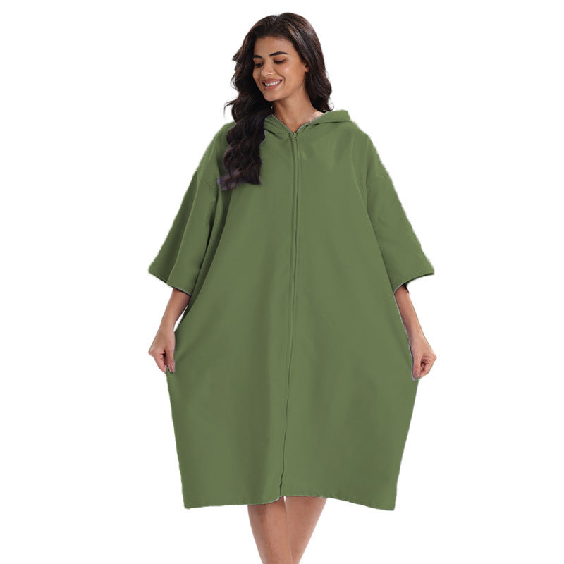 Practical and comfortable bathrobe poncho Kalsten