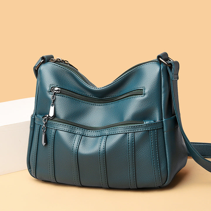 Elegant Textured Shoulder Bag Kalsten