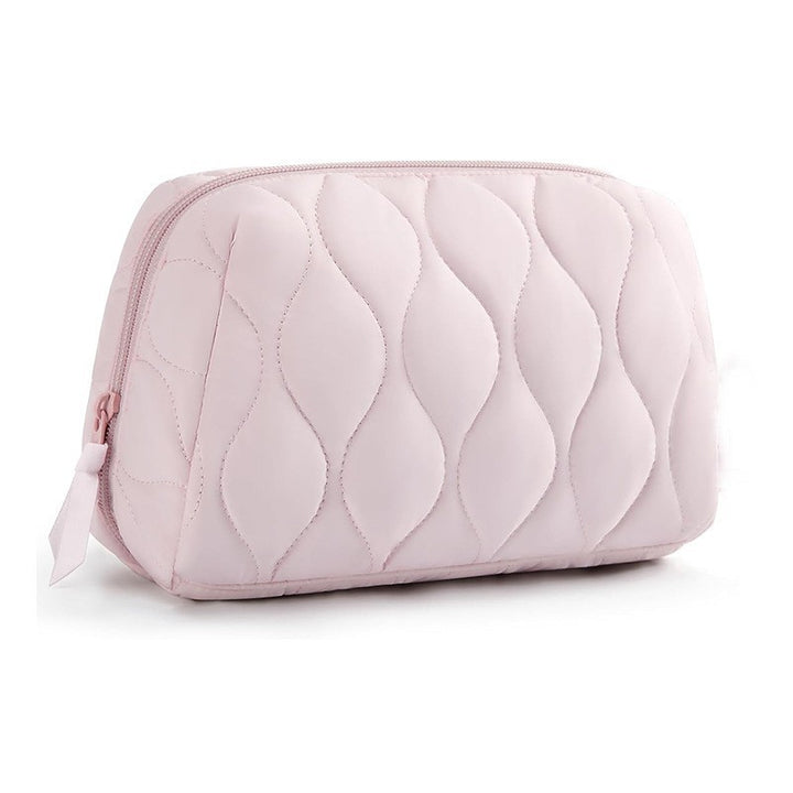 Cosmetic organizer bag with luxurious wave pattern Kalsten