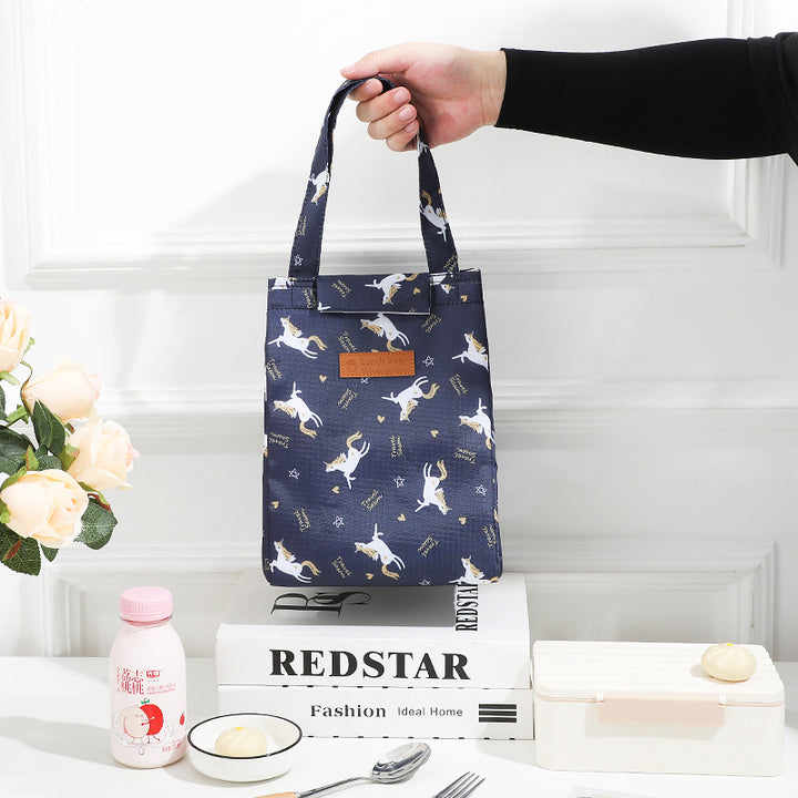Floral Print Insulated Lunch Tote Kalsten